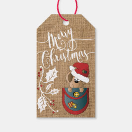 Ha en God jul-mus Presentetikett