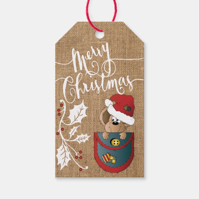 Ha en God jul-mus Presentetikett (Framsidan)