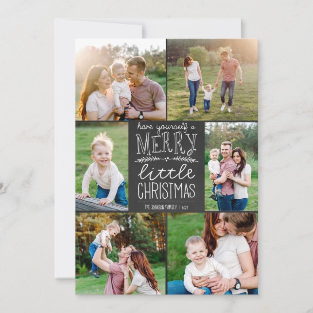 Ha en god jul sex Bild Julkort (Framsida)