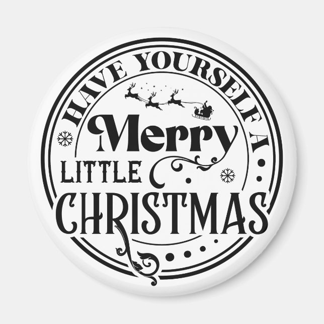 Ha en god liten jul magnet (Framsidan)