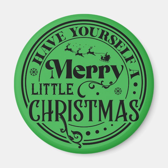 Ha en god liten jul magnet (Framsidan)