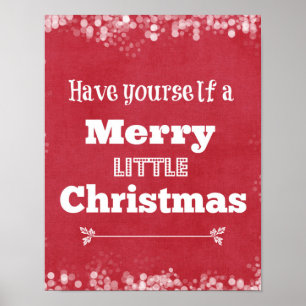 Ha en god liten jul poster