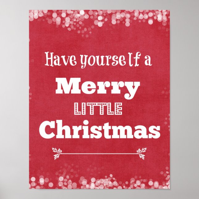 Ha en god liten jul poster (Framsidan)