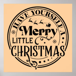 Ha en god liten jul poster