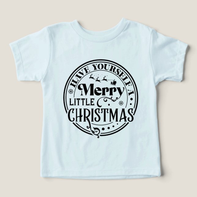 Ha en god liten jul t shirt (Design Framsida)