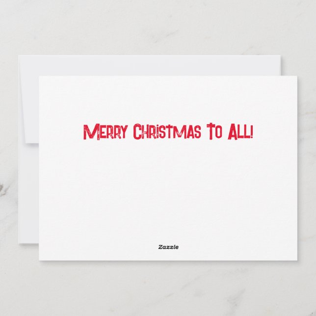 Ha en groovy jul julkort (Baksida)