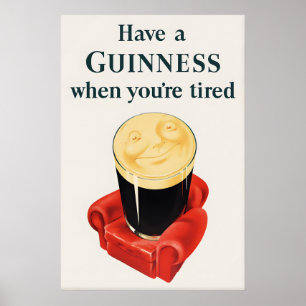 Ha en Guinness Poster Print John Gilroy Vintage