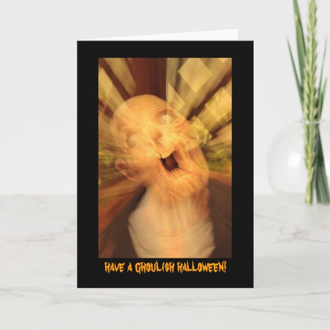 Ha en hemsk halloween! kort (Framsida)