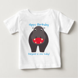 Ha en hippo-födelsedag! t-shirt