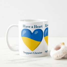 Ha en hjärta - Stöd Ukraina Presentmugg Kaffemugg