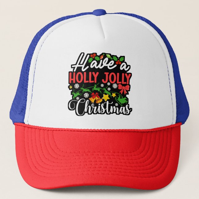 Ha en Holly Jolly-jul-86096 Keps (Framsida)