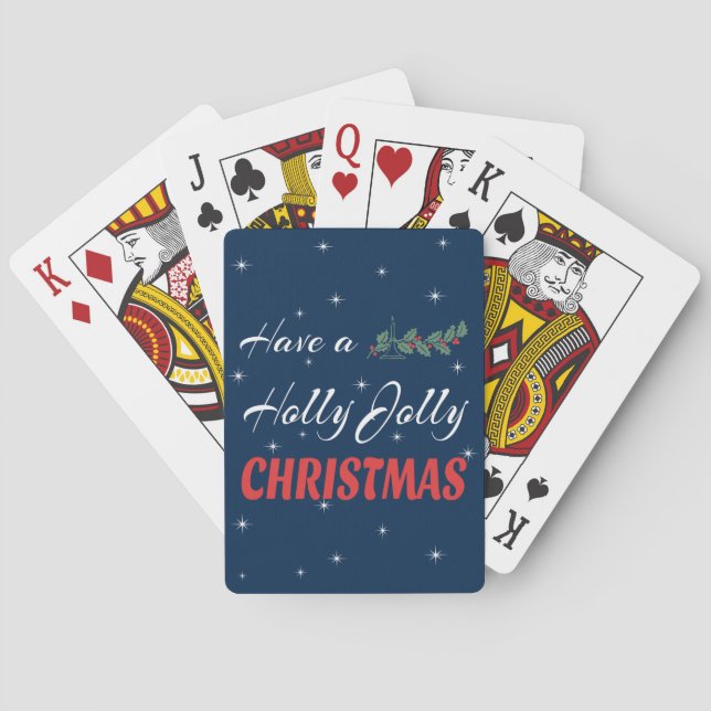 Ha en Holly Jolly-jul Kortlek (Baksidan)