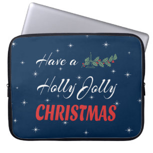 Ha en Holly Jolly-jul Laptop Fodral