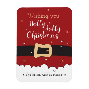Ha en Holly Jolly-jul Magnet