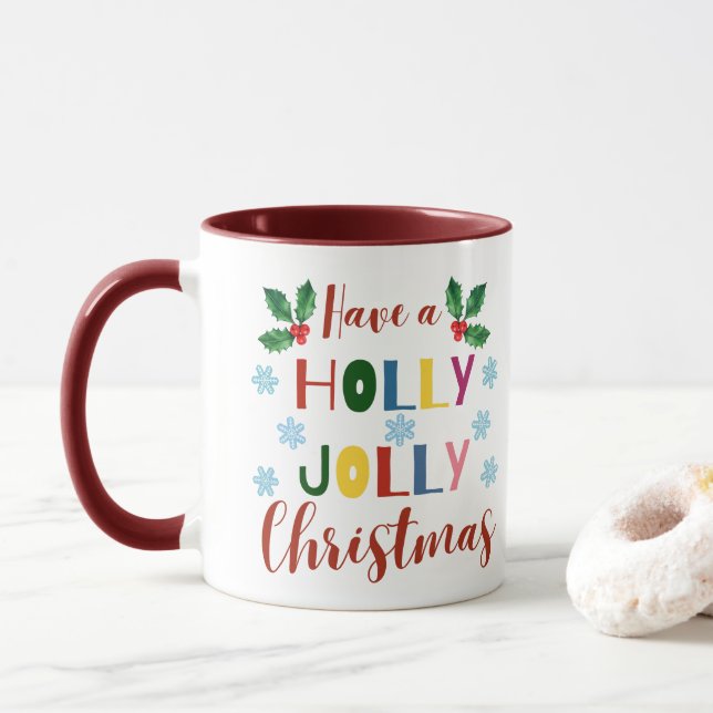 Ha en Holly Jolly-jul Mugg (Med munk)