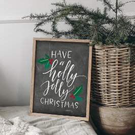 Ha en Holly Jolly-jul Poster