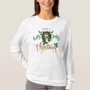 Ha en Holly Jolly-julrenare   HELGDAGAR T Shirt