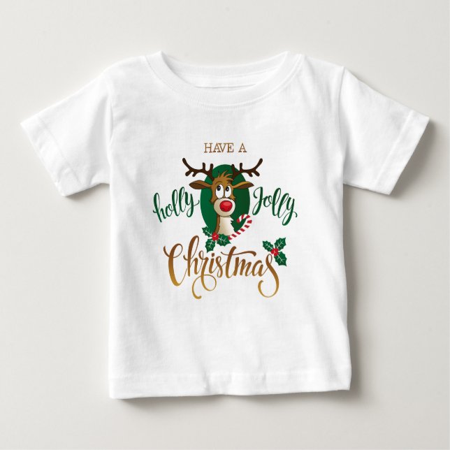 Ha en Holly Jolly-julrenare | HELGDAGAR T Shirt (Framsida)
