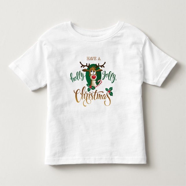 Ha en Holly Jolly-julrenare | HELGDAGAR T Shirt (Framsida)