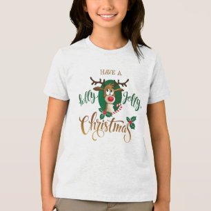 Ha en Holly Jolly-julrenare   HELGDAGAR T Shirt