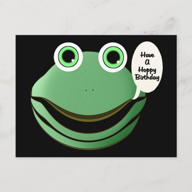 Ha en hoppy Birthday Vykort (Framsida)