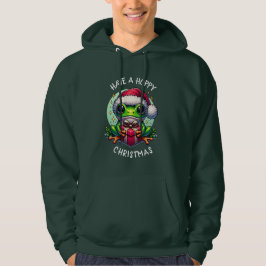 Ha en hoppy-jul | Frog Pun Hoodie