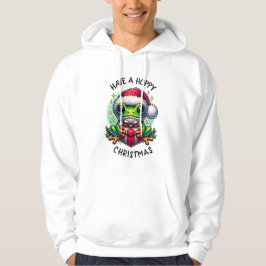 Ha en hoppy-jul | Frog Pun Hoodie