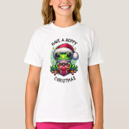 Ha en hoppy-jul | Frog Pun T Shirt