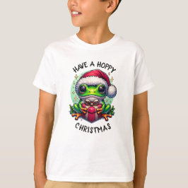 Ha en hoppy-jul | Frog Pun T Shirt