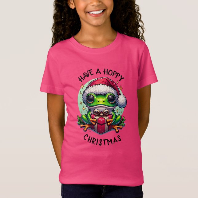 Ha en hoppy-jul | Frog Pun T Shirt (Framsida)