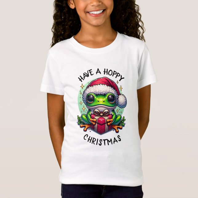 Ha en hoppy-jul | Frog Pun T Shirt (Framsida)