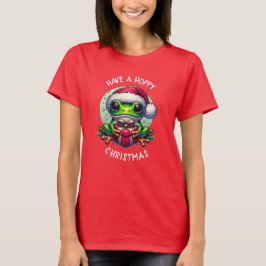 Ha en hoppy-jul | Frog Pun T Shirt
