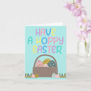 Ha en hoppy Påsk Colorful Kort