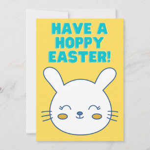 Ha en hoppy Påsk-funny Humous Bunny Rabbit Julkort