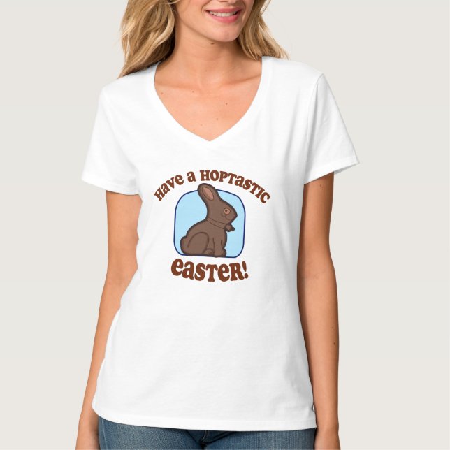 Ha En Hoptastisk Påsk T Shirt (Framsida)