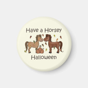 Ha en Horsey Halloween Magnet