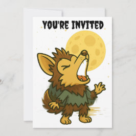 Ha en Howling Halloween Inbjudningar