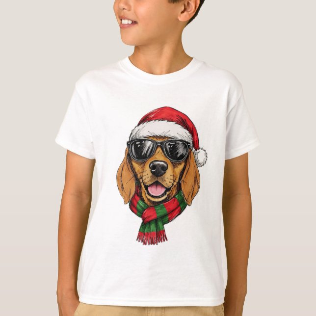 Ha en hundgonebra jul  t shirt (Framsida)