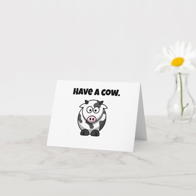 Ha en iordningställd Tecknad i Cow-paren Kort (Liten växt)