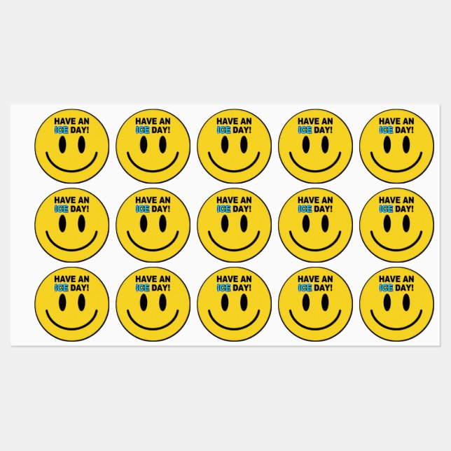 HA EN ISDAG STICKERS  (Ark)