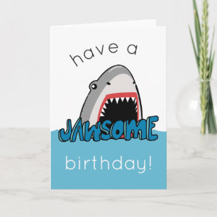 Ha en Jawsome Birthday Funny Kort
