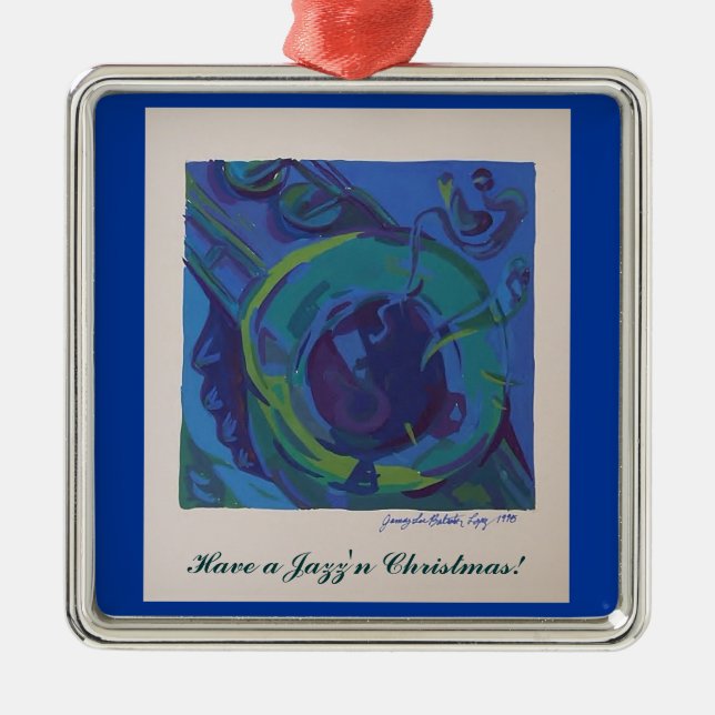 Ha en Jazz'n jul Julgransprydnad Metall (Framsidan)