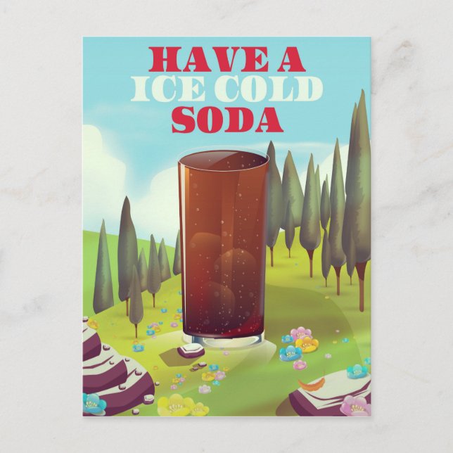 Ha en kall i issoda Commercial. Vykort (Framsida)