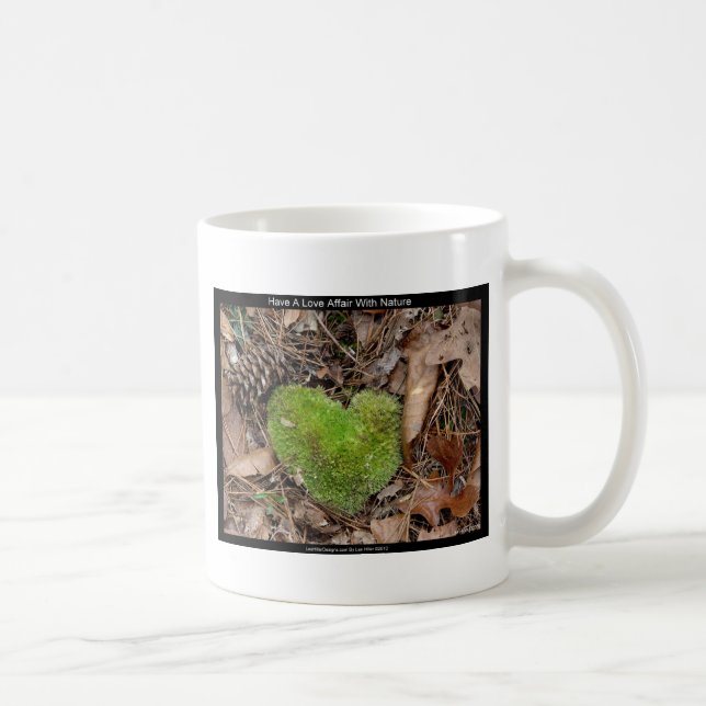Ha en Kärlek-affär med Nature Moss Heart-gåvor Kaffemugg (Höger)