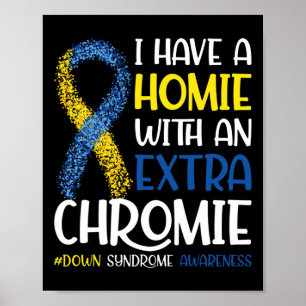 Ha En Kompis Med Ett Extra Kromosom Downs Syndrom Poster