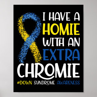 Ha En Kompis Med Ett Extra Kromosom Downs Syndrom Poster