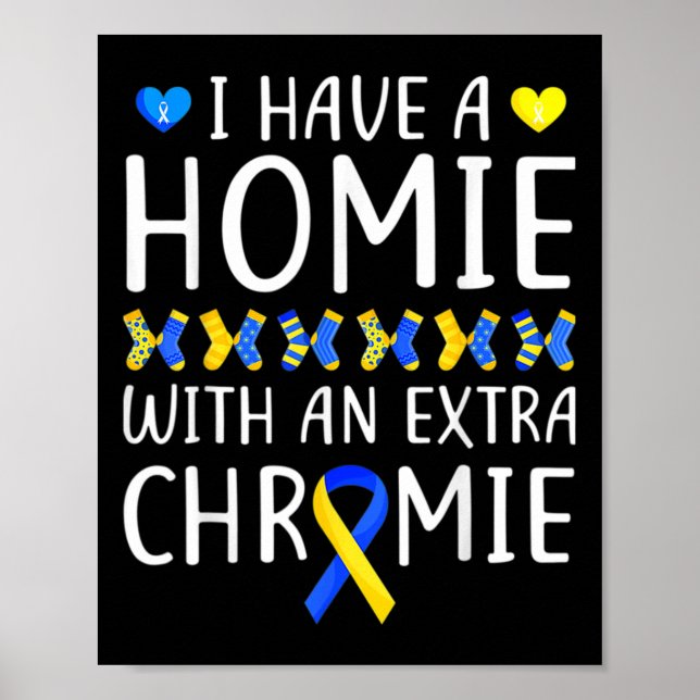 Ha En Kompis Med Ett Extra Kromosom Downs Syndrom  Poster (Framsidan)