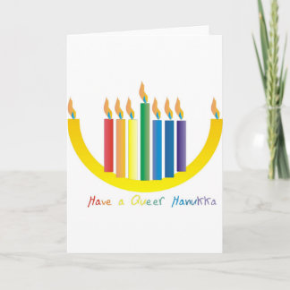 Ha en konstiga Chanukah Helgkort