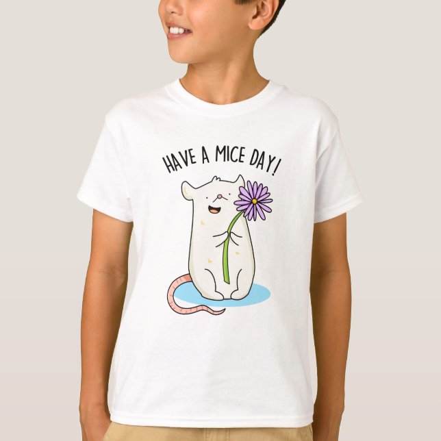 Ha en kul Mouse Pun-dag T Shirt (Framsida)