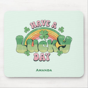 Ha en lucky Day Retro Typography Musmatta
